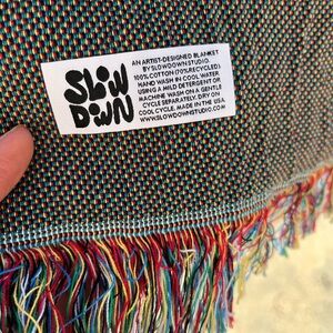 Multicolor Artist-Designed Blanket